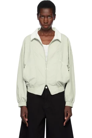 DUNST Blouson coupe-vent kaki à panneaux