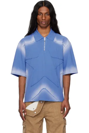Le PÈRE Polo bleu à appliqué en forme d