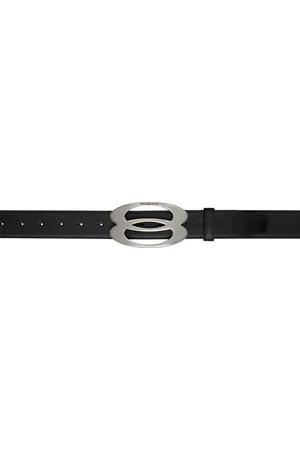 Balenciaga Ceinture noir à ferrure à logo Unity sports