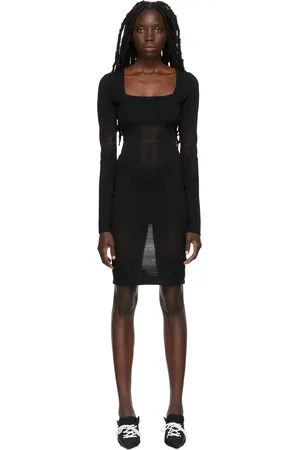GAUGE81 Robe Sada à dégradé noir exclusive à SSENSE