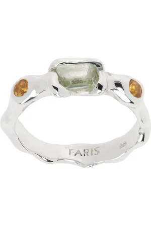 FARIS Bague Prima III argentée
