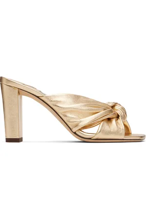 Jimmy Choo Sandales à talon Avenue 85 dorées