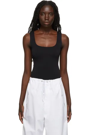 ÉTERNE Body noir en jersey exclusif à SSENSE