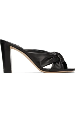 Jimmy Choo Sandales à talon Avenue 85 noires