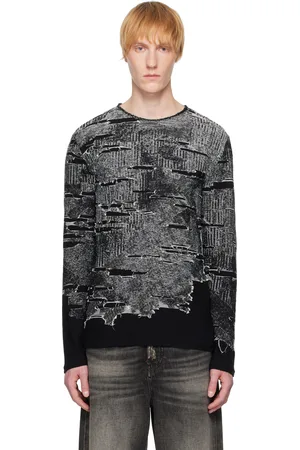 Diesel Pull Cadmo noir et gris en jersey