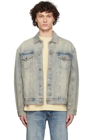 KSUBI Blouson Stagelight bleu en à ferrures en métal - Oh G
