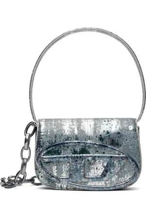 Diesel Sac gris et argenté à logo 1DR