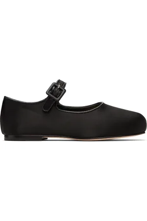 SANDY LIANG Ballerines de style Charles IX noires