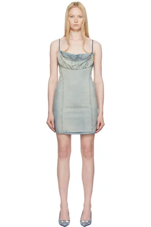 Diesel Robe courte Ellit-S bleue en denim