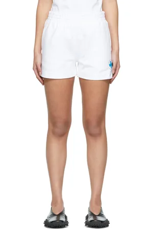 Helmut Lang Short blanc à image à logo