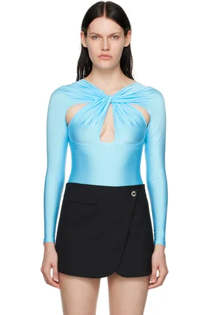 COPERNI Justaucorps drapé bleu