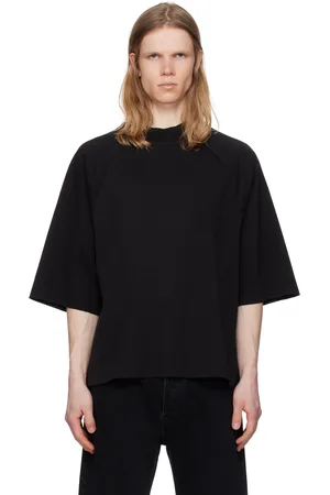 Seventh T-shirt droit noir à manches raglan