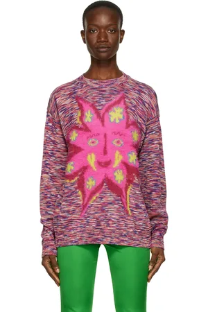 Stella McCartney Pull rose à image de soleil édition Myfawny