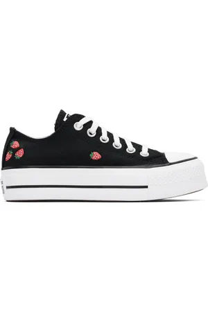 Converse Baskets Chuck Taylor All Star noires à plateforme