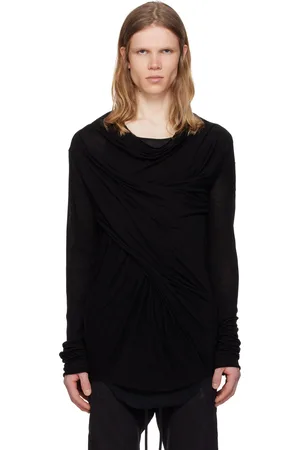 JULIUS T-shirt à manches longues Prayer noir