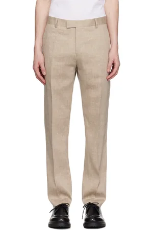 Tiger of Sweden Pantalon Tense beige en lin