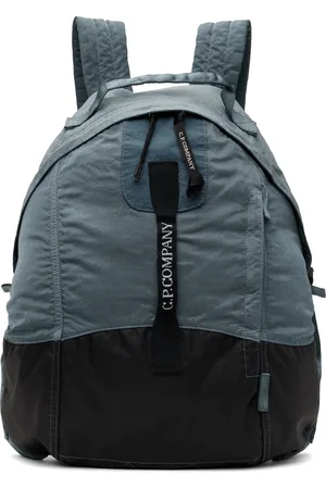 C.P. Company Sac à dos arrondi bleu en Nylon B