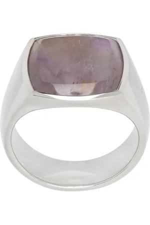 TOM WOOD Bague Kay Sakura argentée édition limitée