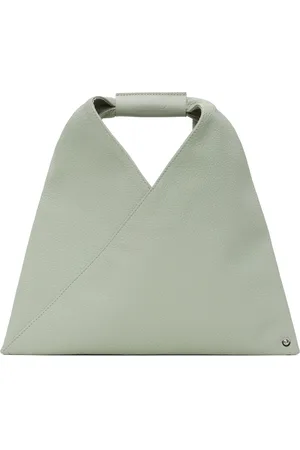 Maison Margiela Mini cabas gris à panneaux triangulaires