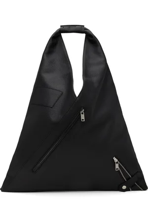 Maison Margiela Moyen cabas noir à panneaux triangulaires