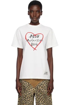 Andersson Bell T-shirt Kelly blanc à image de cœur à logo