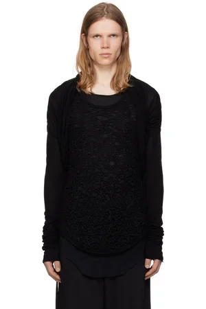 JULIUS Cardigan drapé Nio noir