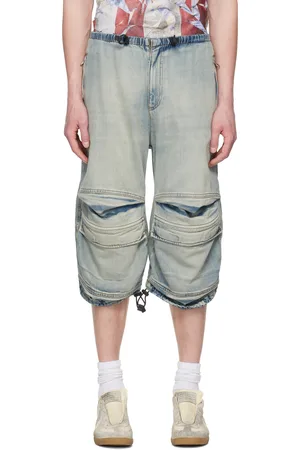 Diesel Short Dayetz bleu en denim