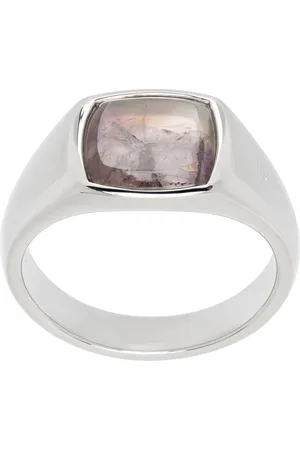 TOM WOOD Bague Kay Sakura argentée édition limitée