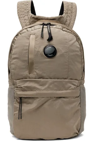 C.P. Company Sac à dos kaki en Nylon B à lentille