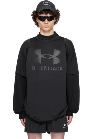 Balenciaga T-shirt étagé noir édition Under Armour