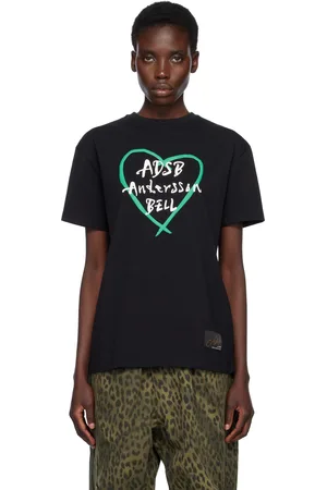 Andersson Bell T-shirt Kelly noir à image de cœur à logo