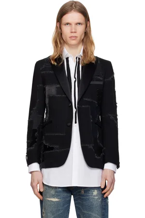 JUNYA WATANABE Veston noir à patchwork