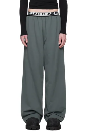 Balenciaga Pantalon de survêtement étagé et réversible noir édition Under Armour