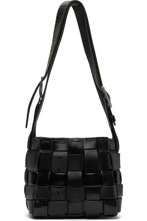 Hodakova Petit sac en natté à anses de style ceinture