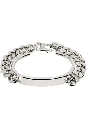 Maison Margiela Bracelet étagé argenté