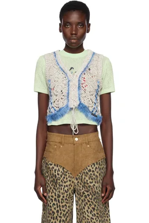 Andersson Bell Gilet western en tricot à laçage