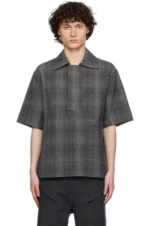 pet-tree-kor Chemise Lucerne grise exclusive à SSENSE