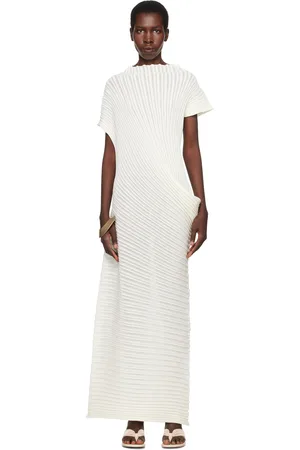 Issey Miyake Robe longue Stream exclusive à SSENSE - Mariage