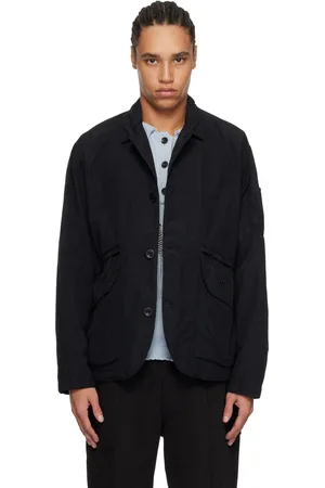 C.P. Company Veston noir en nylon Flatt