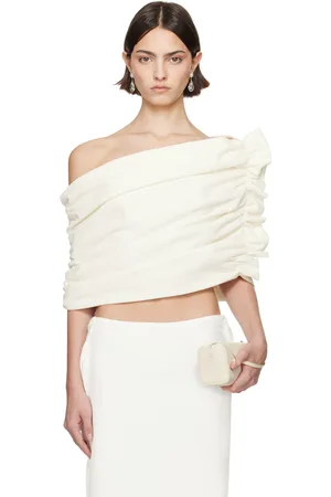 Colleen Allen Haut de style châle en velours exclusif à SSENSE - Mariage