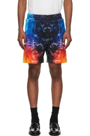 Casablanca Short multicolore en tissu éponge à motif dégradé