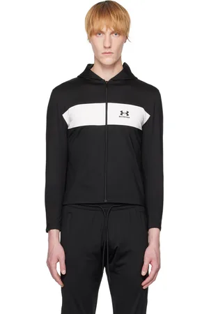 Balenciaga Pull à capuche de survêtement noir édition Under Armour