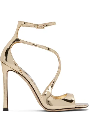 Jimmy Choo Sandales à talon Azia 110 dorées