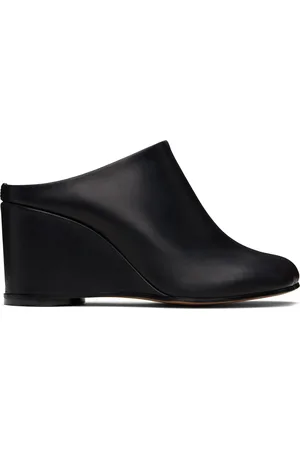 Maison Margiela Mules à enfiler noires à bout anatomique