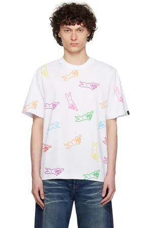 ICECREAM T-shirt blanc à motif de chiens emblématiques