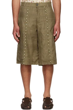Kartik Research Short ample kaki