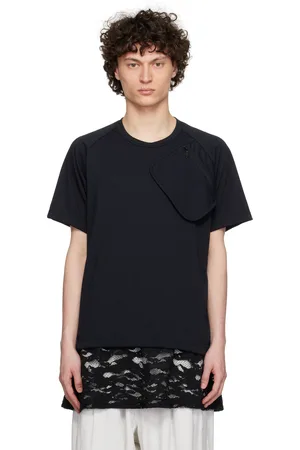 Comme des Garçons T-shirt noir en jersey de polyester