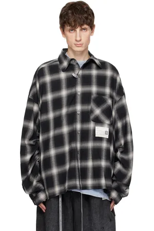 Maison Mihara Yasuhiro Chemise à manches longues étagée noire