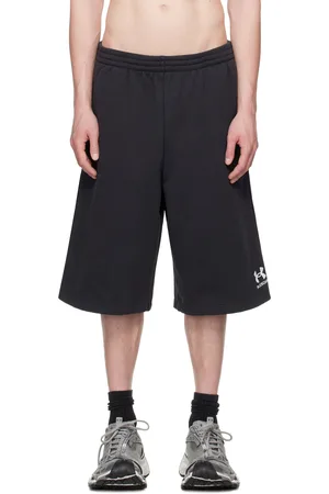 Balenciaga Short surdimensionné noir édition Under Armour