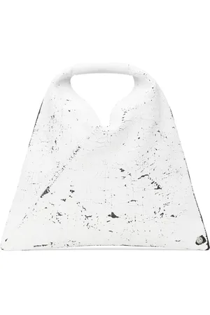 Maison Margiela Mini cabas triangulaire noir et blanc
